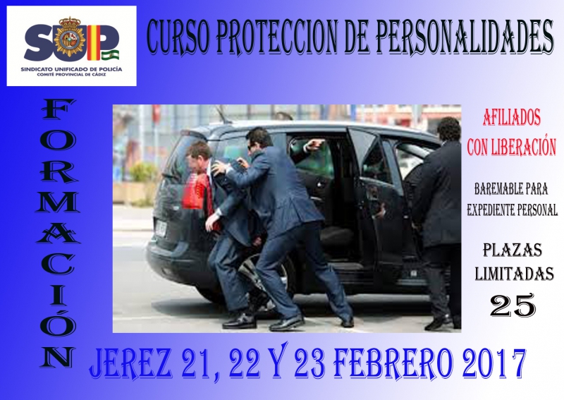 PROTECCIÓN DE PERSONALIDADES - JEREZ