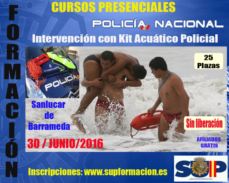 INTERVENCIÓN CON KIT ACUÁTICO POLICIAL - SANLUCAR