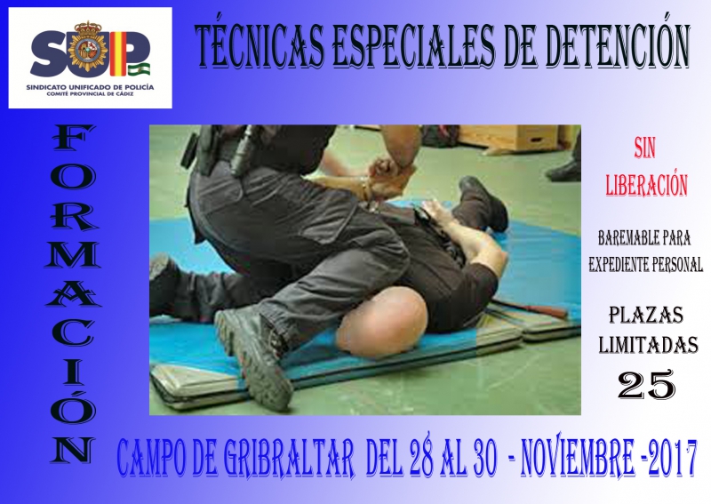 TÉCNICAS ESPECIALES DE DETENCIÓN