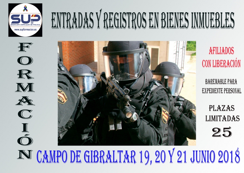 ENTRADAS Y REGISTROS EN BIENES INMUEBLES