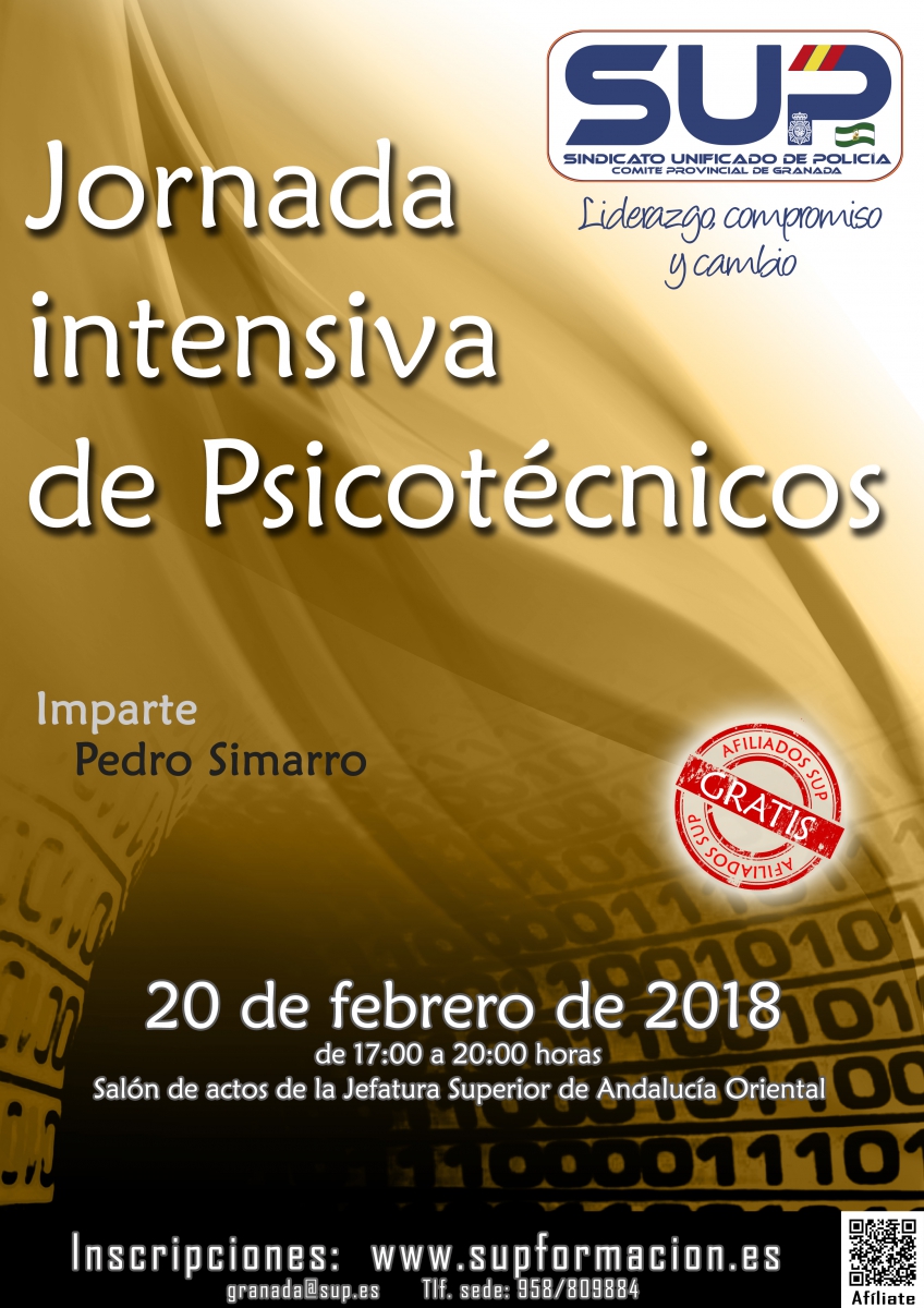 Jornada Intensiva de Psicotécnicos cambio de fecha 19 de febrero
