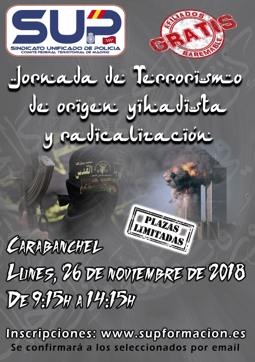 JORNADA DE TERRORISMO DE ORIGEN YIHADISTA Y RADICALIZACIÓN