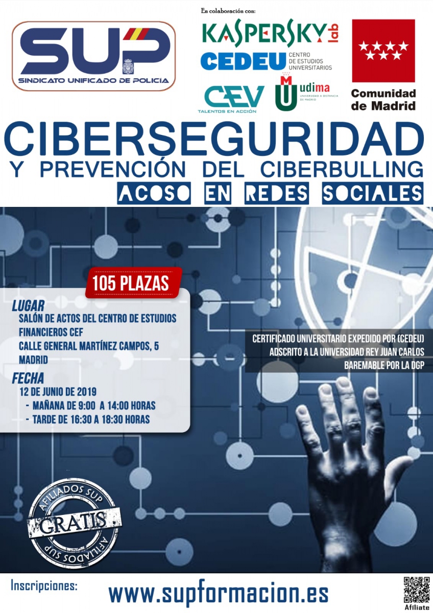 JORNADA DE CIBERSEGURIDAD Y PREVENCIÓN DEL CIBERBULLING