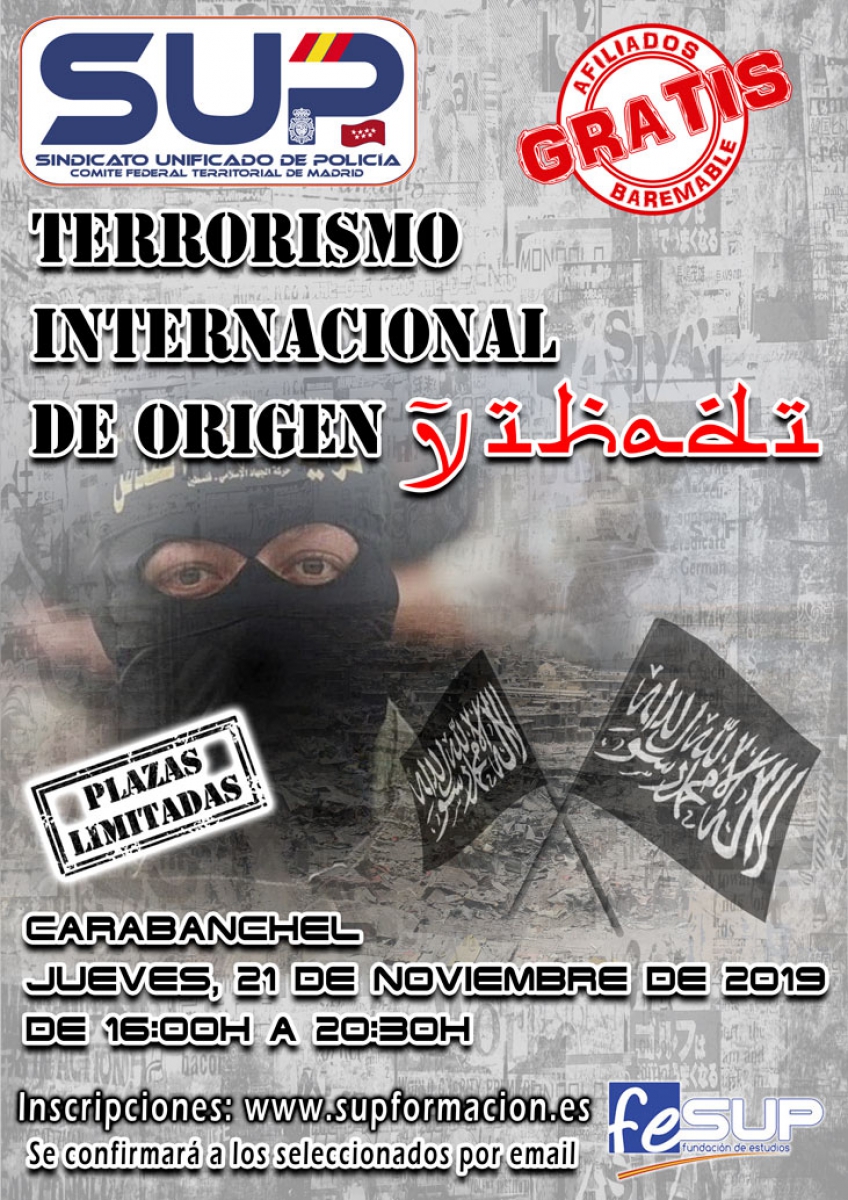 CURSO DE TERRORISMO INTERNACIONAL DE ORIGEN YIHADISTA