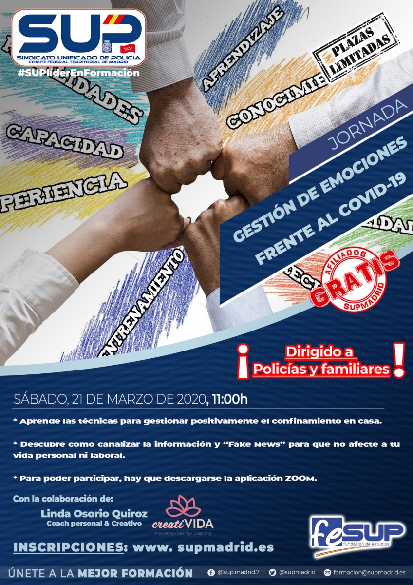 JORNADA DE GESTIÓN DE EMOCIONES FRENTE AL COVID-19