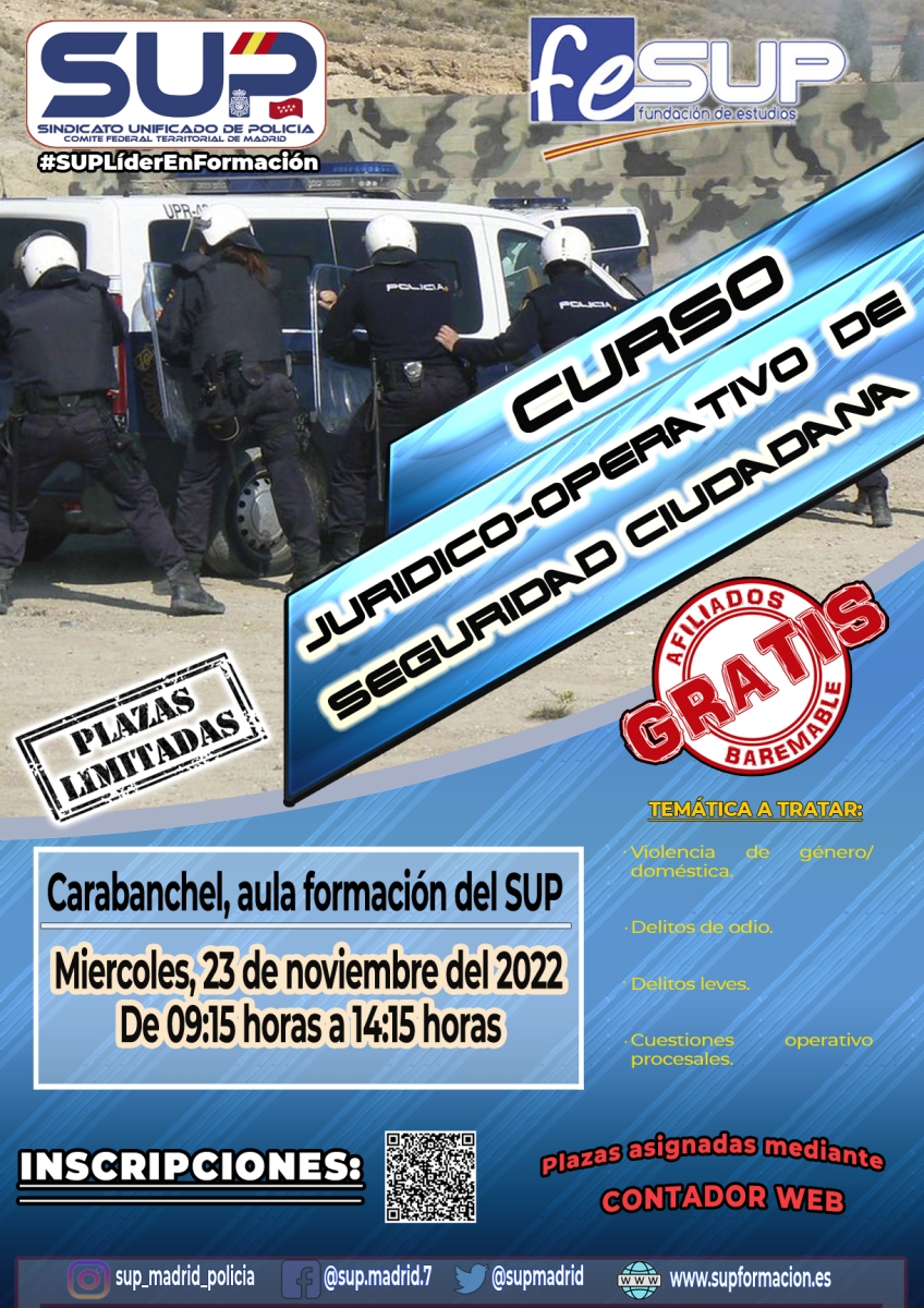 CURSO JURIDICO-OPERATIVO DE SEGURIDAD CIUDADANA