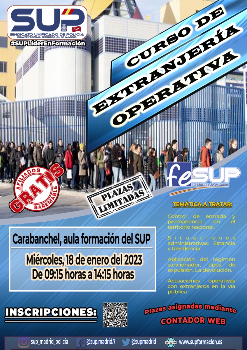 CURSO DE EXTRANJERIA OPERATIVA