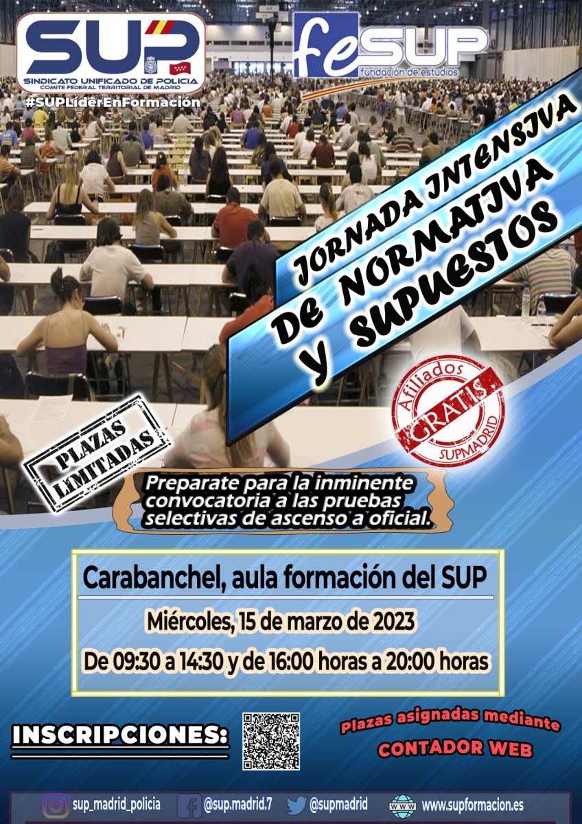 JORNADA INTENSIVA DE NORMATIVA Y SUPUESTOS