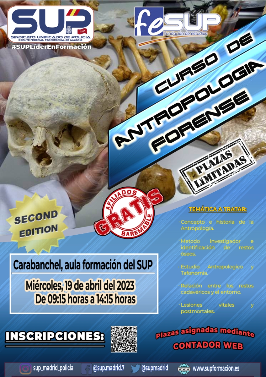 CURSO DE ANTROPOLOGIA FORENSE