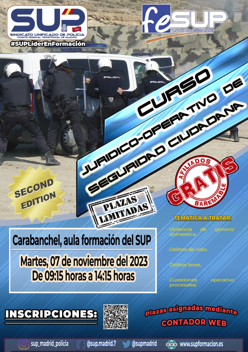 CURSO JURIDICO-OPERATIVO DE SEGURIDAD CIUDADANA