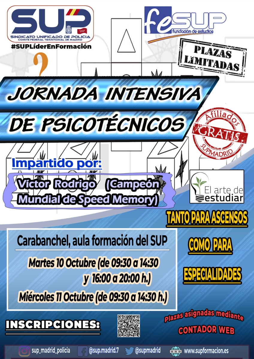 JORNADA INTENSIVA DE PSICOTÉCNICOS
