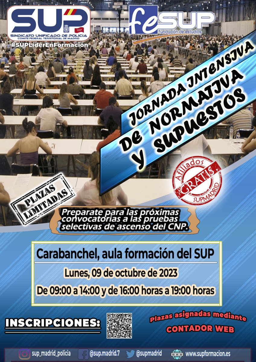 JORNADA INTENSIVA DE NORMATIVA Y SUPUESTOS