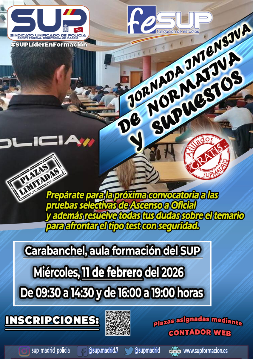 JORNADA INTENSIVA DE NORMATIVA Y SUPUESTOS