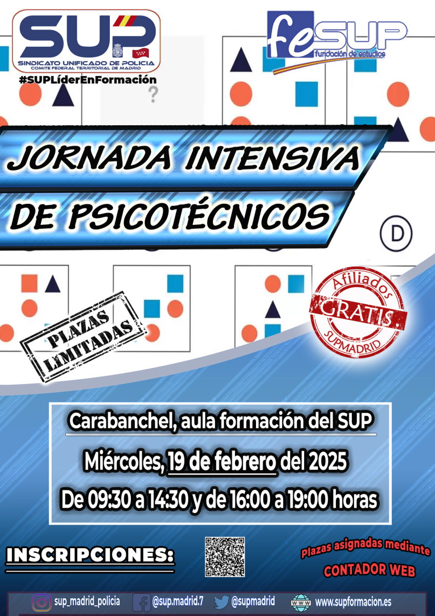 JORNADA INTENSIVA DE PSICOTÉCNICOS