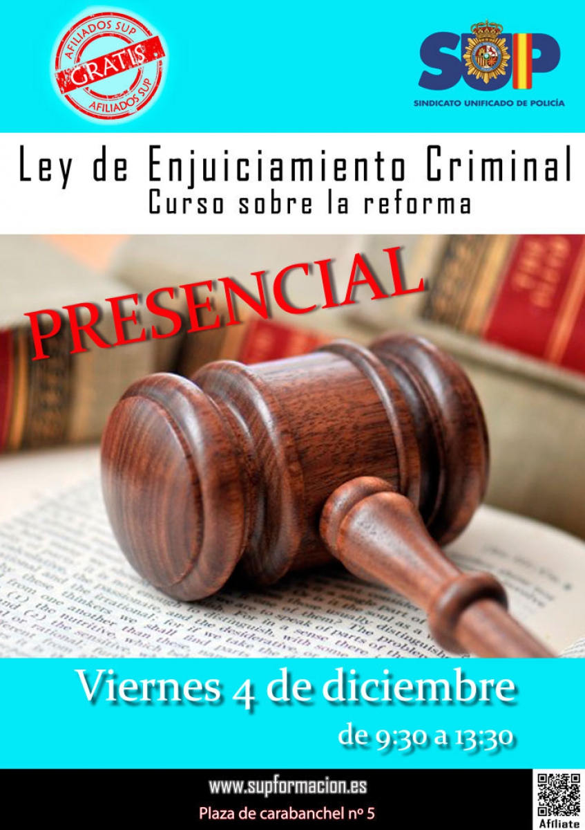 Reforma de la Ley de Enjuiciamiento Criminal