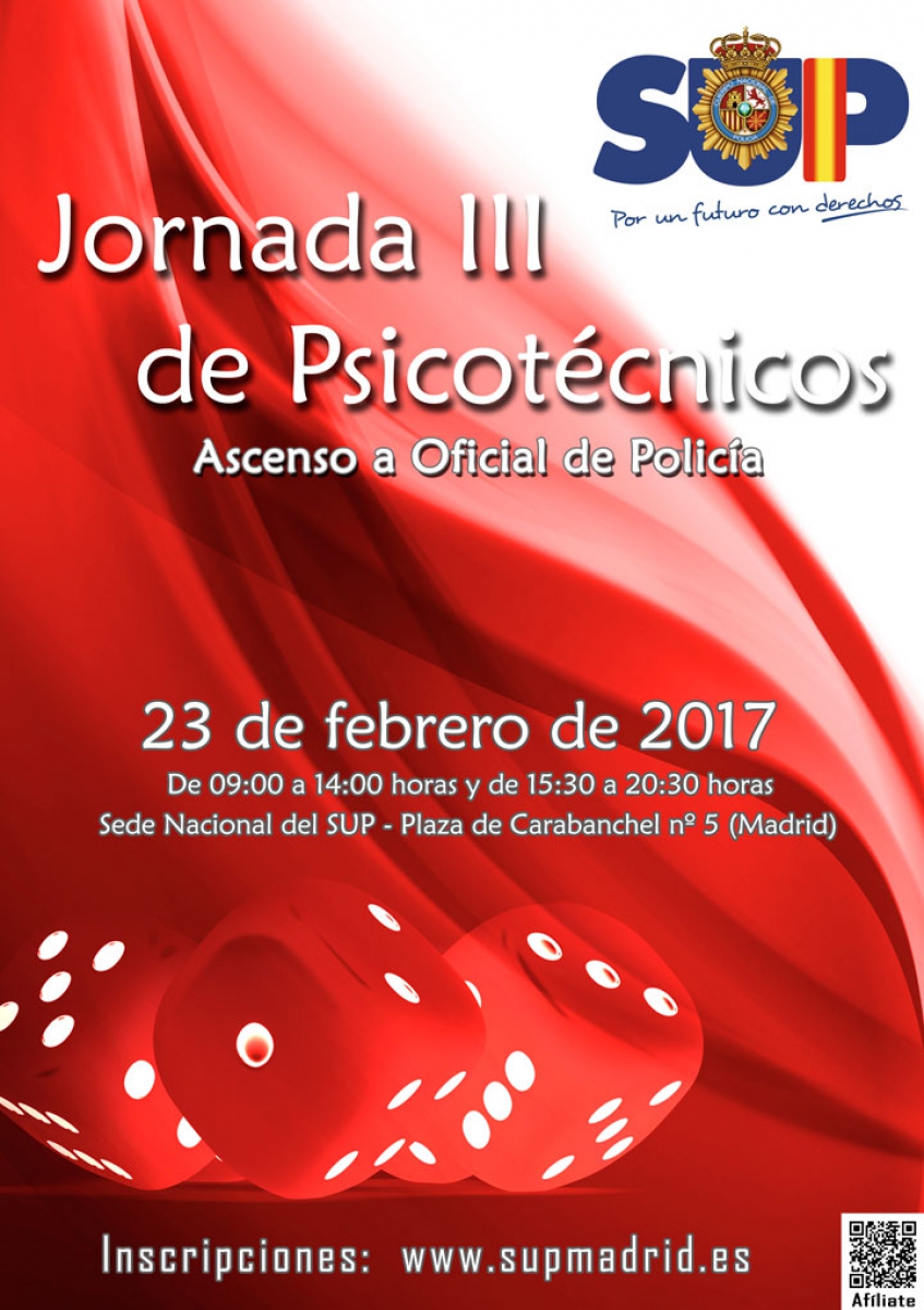 JORNADA III PSICOTÉCNICOS ASCENSO A OFICIAL DE POLICÍA
