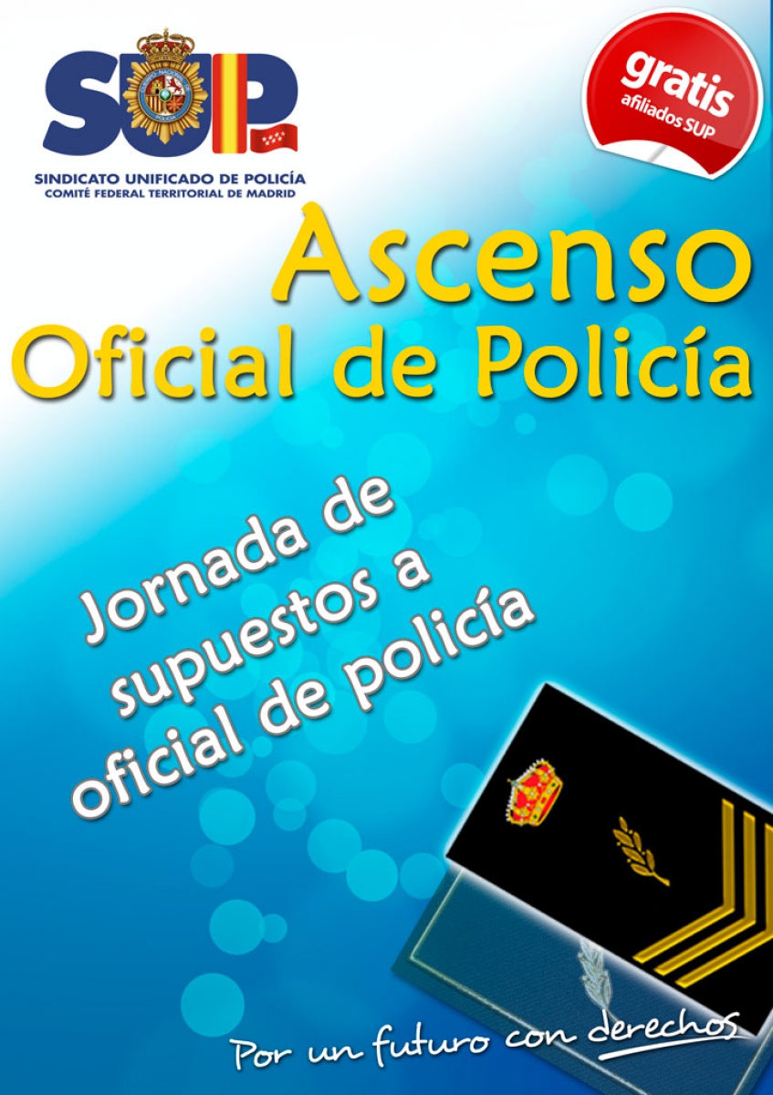 JORNADA SUPUESTO ASCENSO A OFICIAL DE POLICÍA