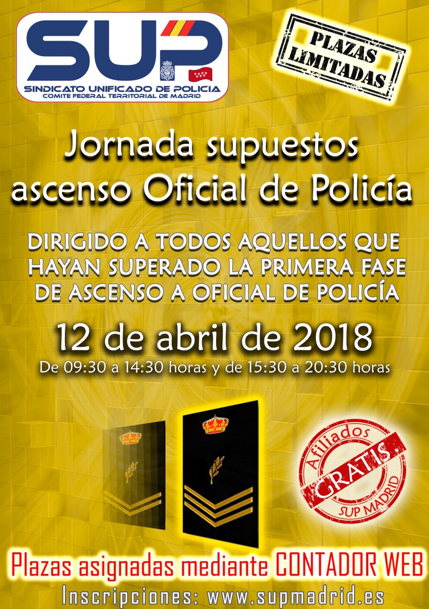 JORNADA DE SUPUESTOS DE ASCENSO A OFICIAL