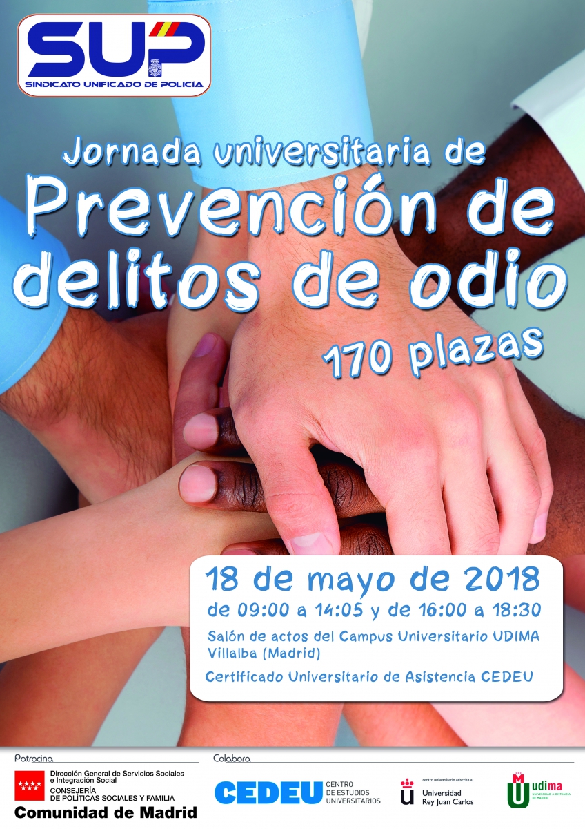 JORNADA UNIVERSITARIA DE PREVENCIÓN DE DELITOS DE ODIO