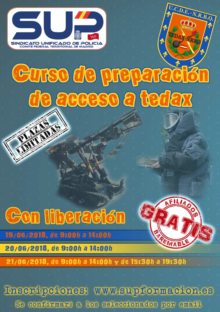 CURSO DE PREPARACIÓN DE ACCESO A TEDAX