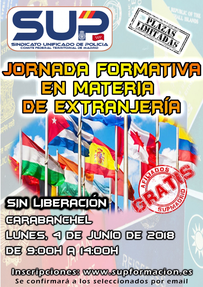 JORNADA FORMATIVA EN MATERIA DE EXTRANJERÍA