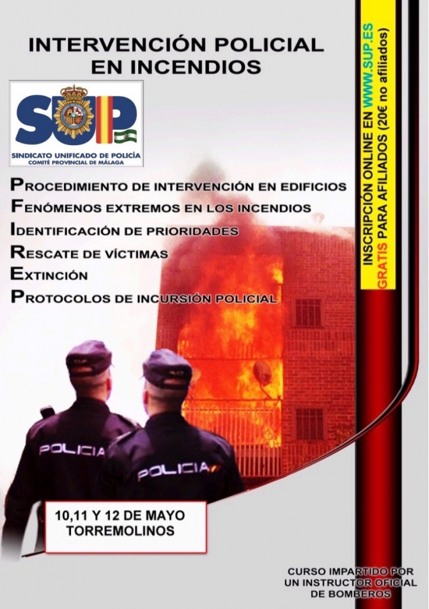 INTERVENCIÓN POLICIAL EN INCENDIOS EN EDIFICIOS