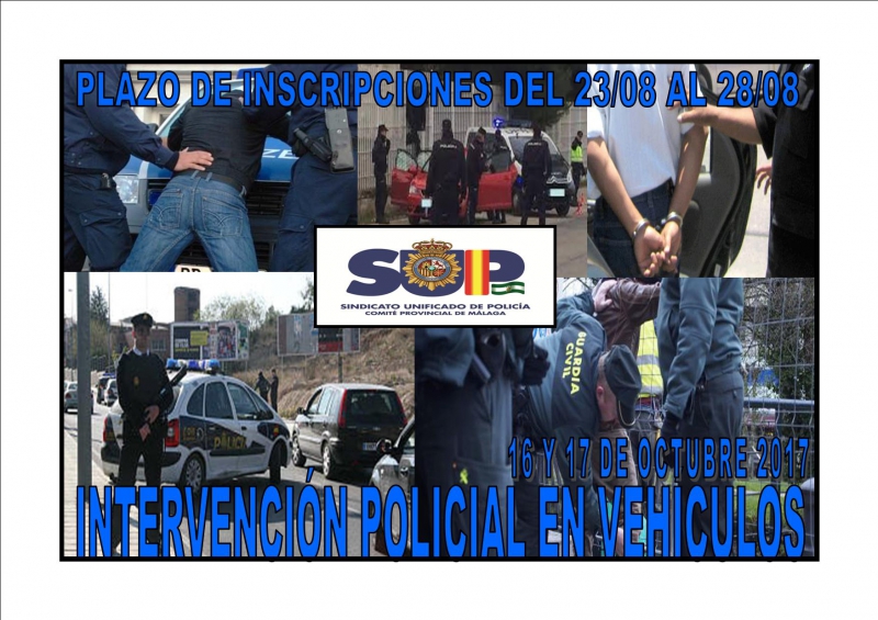 INTERVENCIÓN POLICIAL EN VEHICULOS