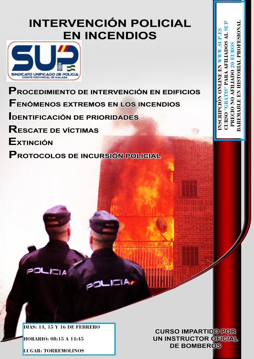 INTERVENCION POLICIAL EN INCENDIOS EN EDIFICIOS