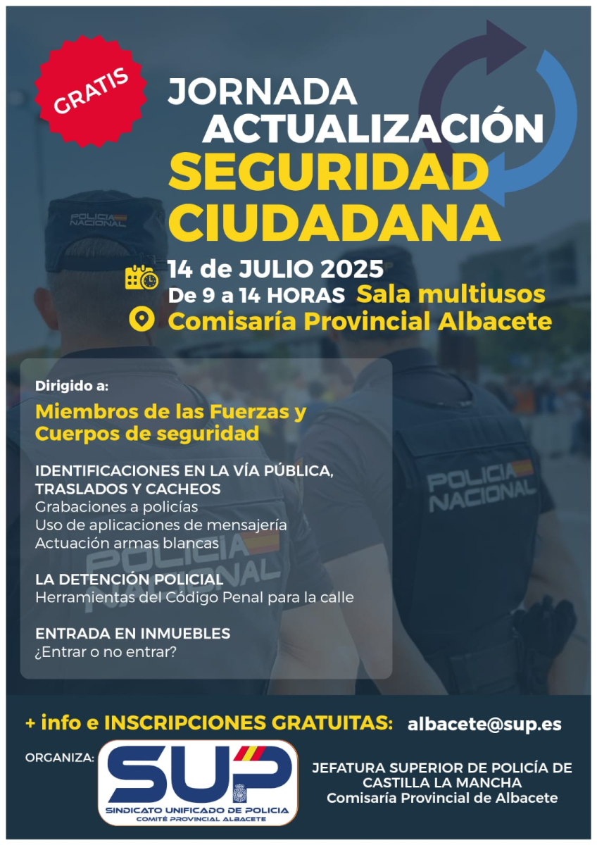JORNADA DE ACTUALIZACIÓN SEGURIDAD CIUDADANA