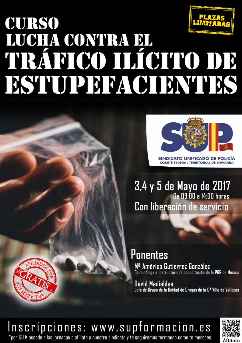 CURSO LUCHA CONTRA EL  TRAFICO ILICITO DE ESTUPEFACIENTES