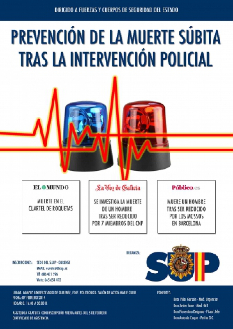 PREVENCIÓN MUERTE SÚBITA TRAS LA INTERVENCIÓN POLICIAL