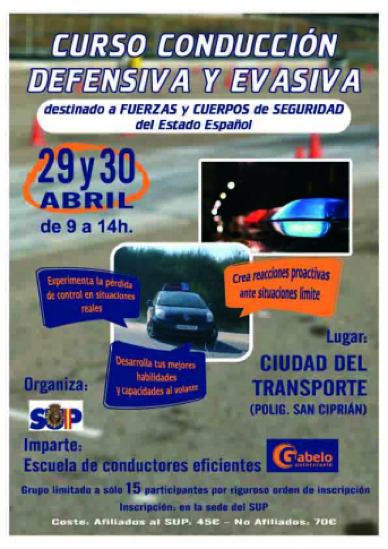 CONDUCCIÓN DEFENSIVA Y EVASIVA
