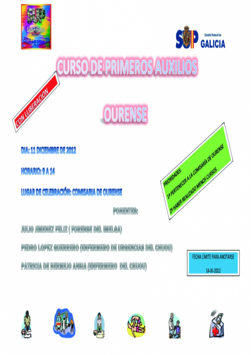 CURSO DE PRIMEROS AUXILIOS