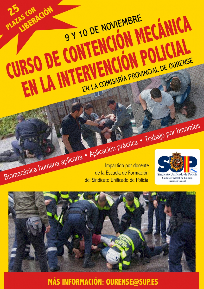 CONTENCIÓN MECÁNICA EN LA INTERVENCIÓN POLICIAL