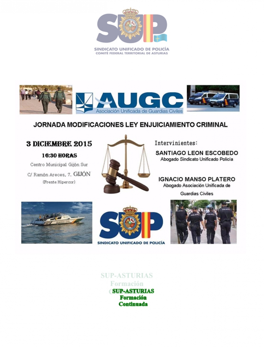 MODIFICACIONES DE LA LEY DE ENJUICIAMIENTO CRIMINAL