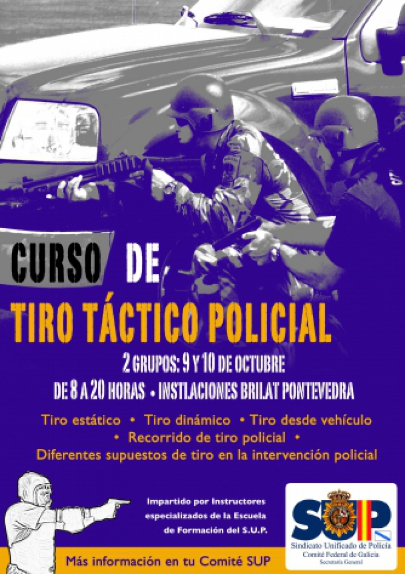 CURSO DE TIRO TÁCTICO POLICIAL