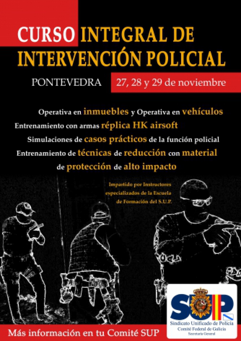 CURSO INTEGRAL DE INTERVENCIÓN POLICIAL