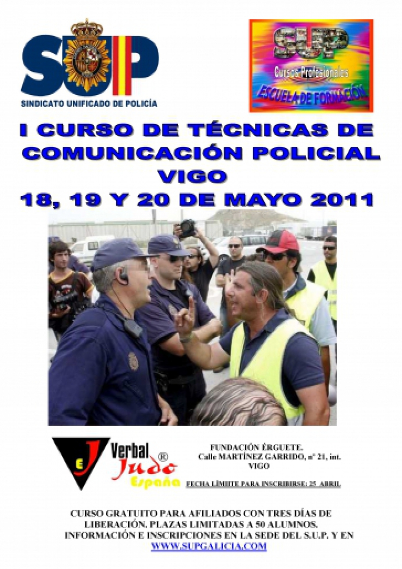 I CURSO DE TÉCNICAS DE COMUNICACIÓN POLICIAL