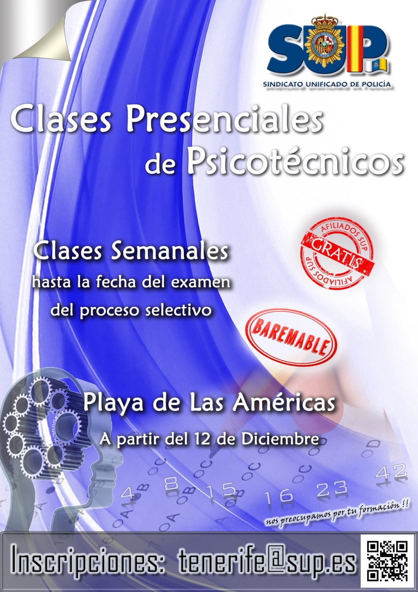Clases Presenciales de Psicotecnicos