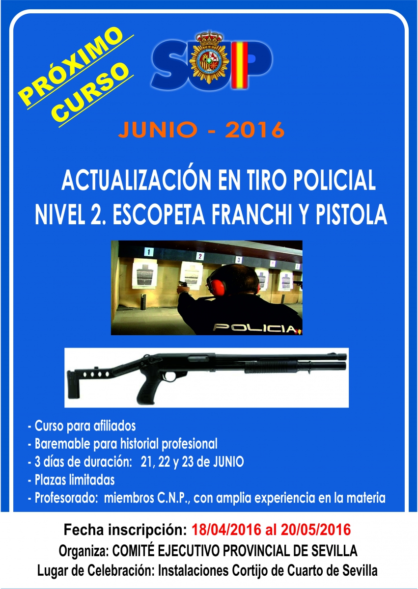 ACTUALIZACION EN TIRO POLICIAL
