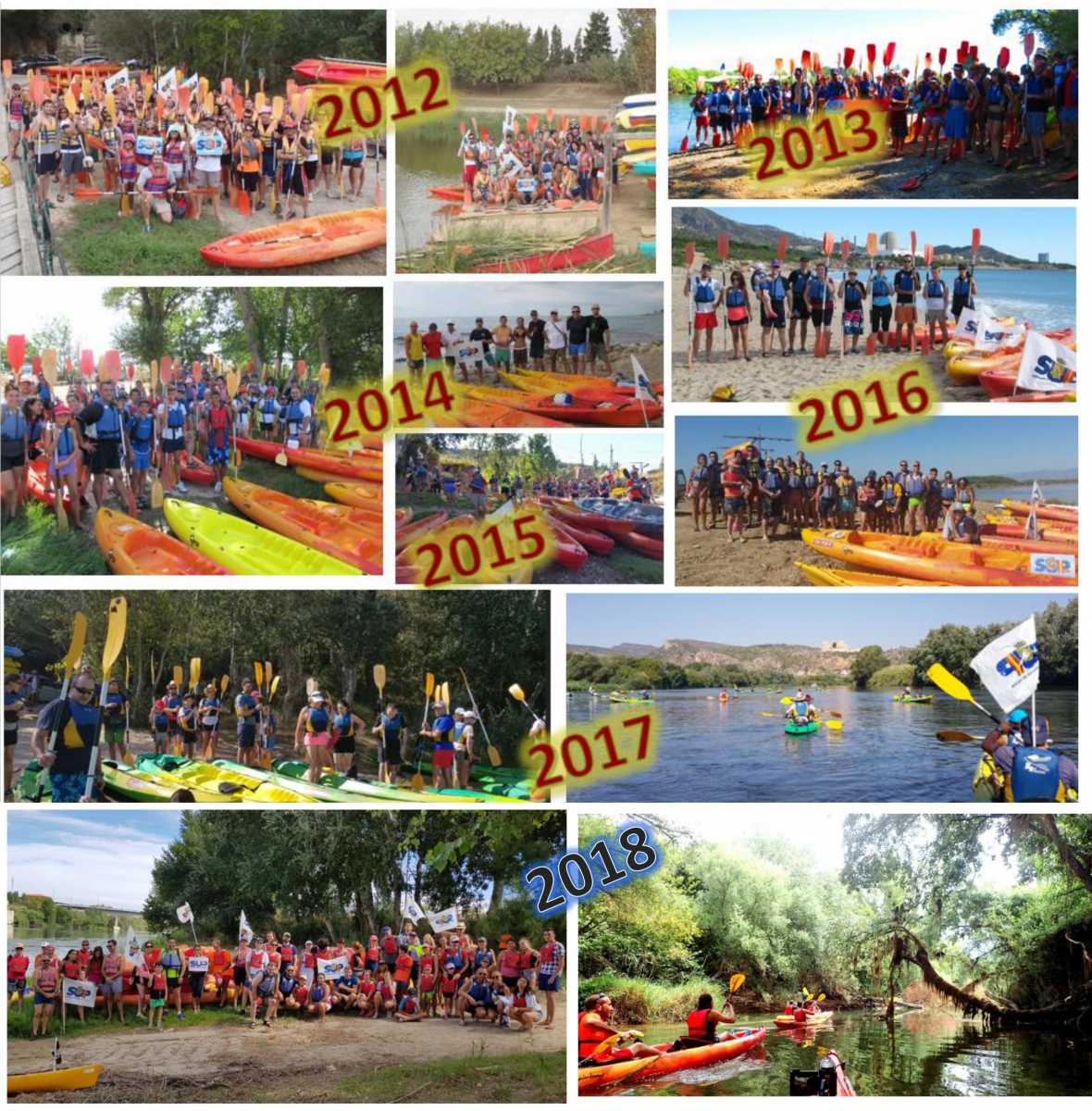 X DESCENSO DE KAYAK POR EL EBRO (DELTA DEL EBRO)