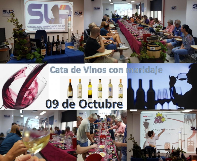 JORNADA CATA DE VINOS CON MARIDAJE