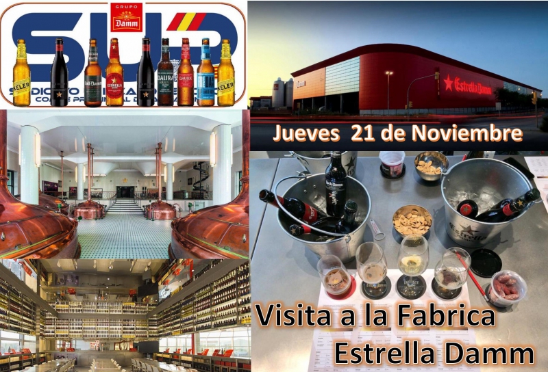 VISITA A LA FABRICA ESTRELLA DAMM