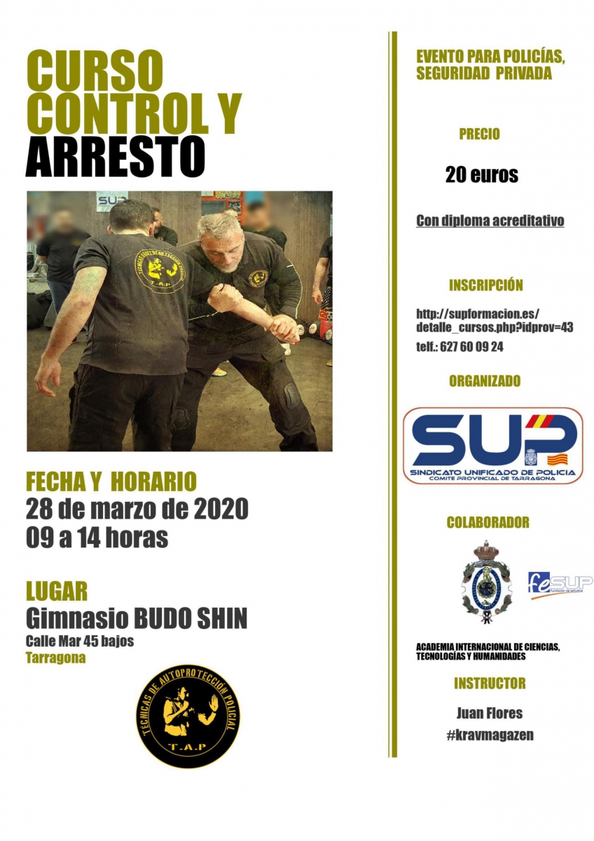 "CURSO ARRESTO Y CONTROL"