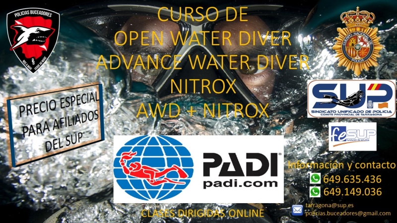 CURSO SUBMARINISMO 2022 - ACUC Y PADI