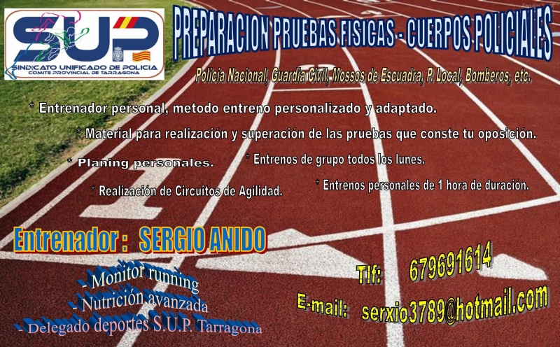 PREPARACION FISICA PARA OPOSICION 