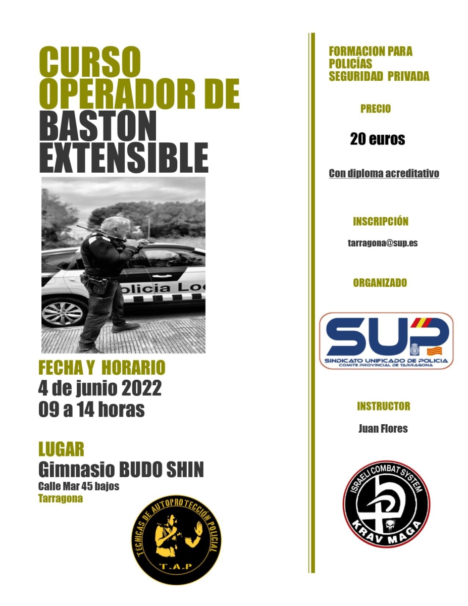 "CURSO OPERADOR BASTON EXTENSIBLE"