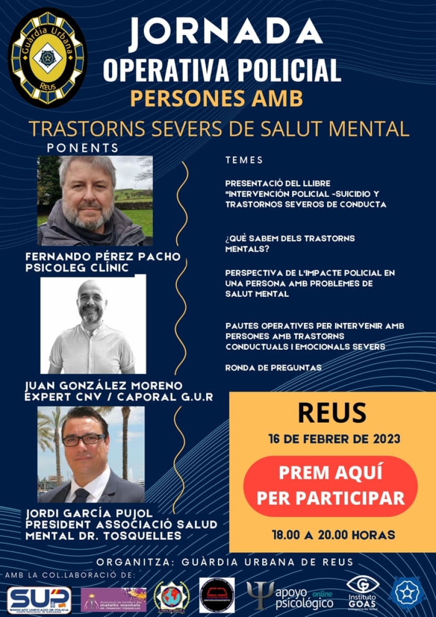 JORNADA OPERATIVA POLICIAL CON PERSONAS CON TRASTORNOS SEVEROS DE SALUD MENTAL