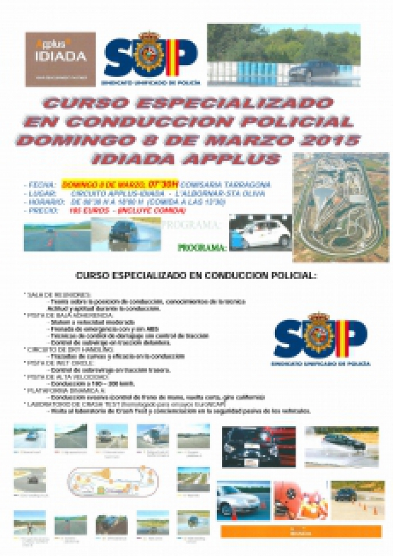 VI Curso Especializado en Conducción Policial