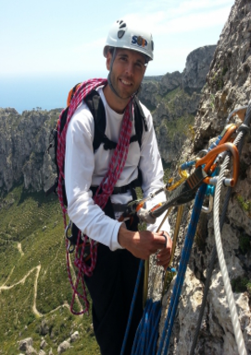III Jornada de Vias Ferratas, escalada Deportiva